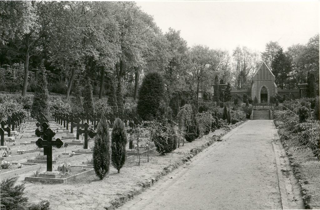 De begraafplaats van de broeders in Steyl in de jaren 60. Bron: Gemeentearchief Venlo 20_0114