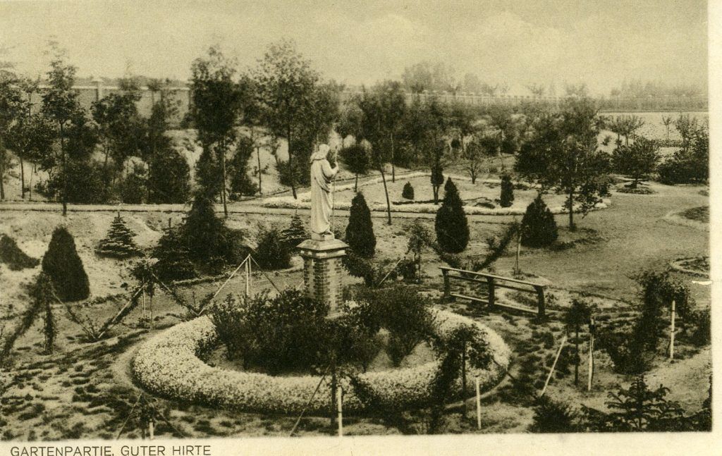 De tuin van de missiezusters St. Michael op Steyl. Bron: Gemeentearchief Venlo, 36_1602